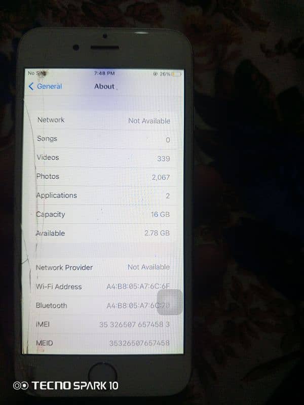 Iphone 6s pta approved 16 gb 3