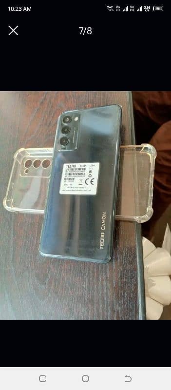 camon 18 t 4+3gb ram 128 GB rom with box and original charger 1