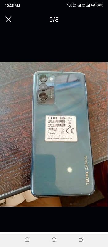 camon 18 t 4+3gb ram 128 GB rom with box and original charger 5