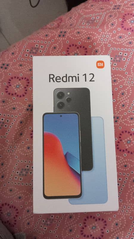 Redmi 12 new condition 4/128 with charger and box 1