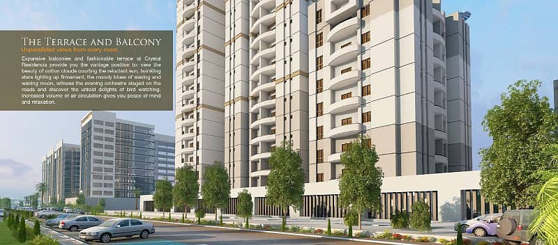 Prime Location GULSHAN-E-IQBAL APPARTMENT For Sale In The Perfect Location Of CRYSTAL RESIDENCIA 27