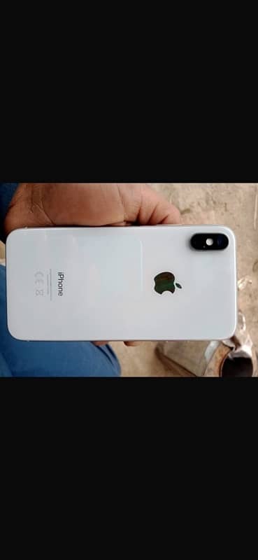 I phone x pta approved 256 gb memory battery chang but health 100 1