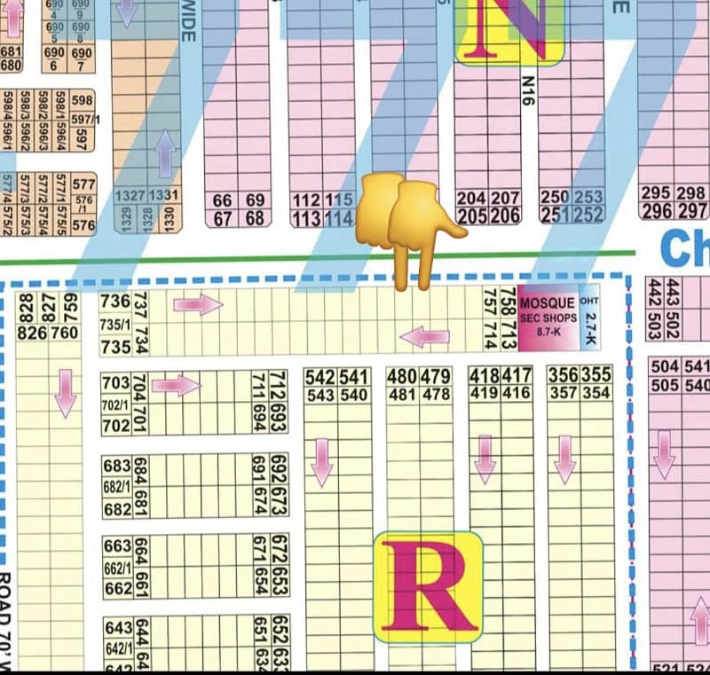 2 Kanal Plot For Sale In DHA Phase 7 R Block On Main 150' Road 0