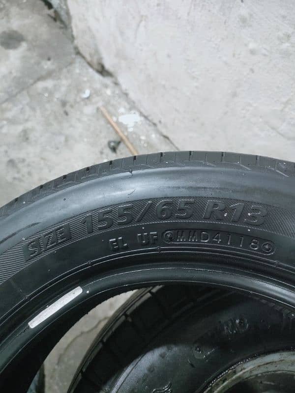 155/65R13 70% 4 Tyres Bridgestone Japani Set 1