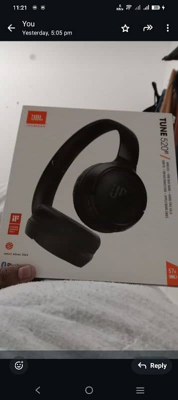 JBL headphone tune 520 0