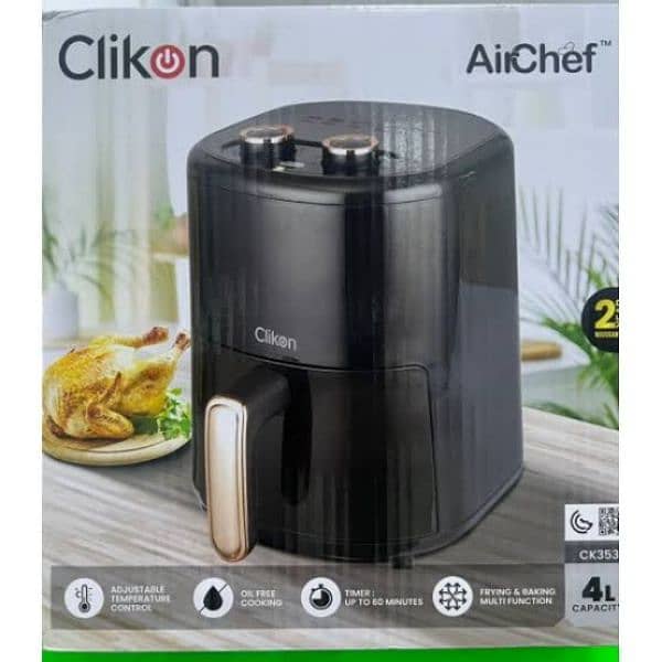 CLIKON DIGITAL AIR FRYER 4L 1