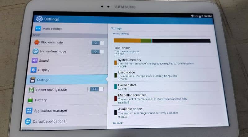 Samsung Galaxy tab 3 (16gb) 4