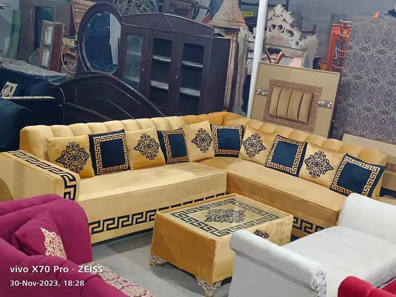 U shape sofa set - Corner sofa set - Decent sofa set - sofa 9