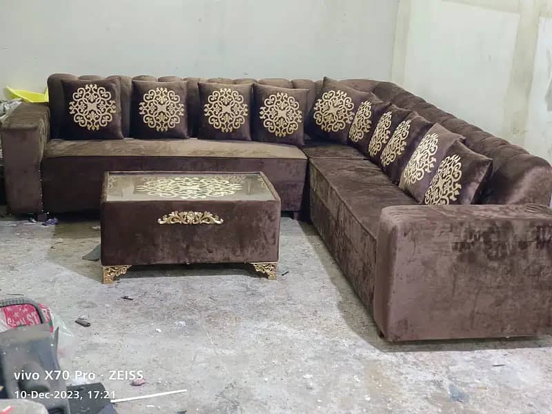 U shape sofa set - Corner sofa set - Decent sofa set - sofa 11