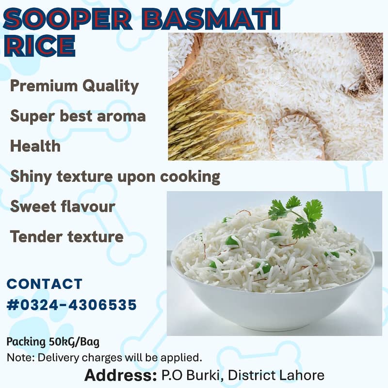 Super Basmati Rice, Export Quality 1