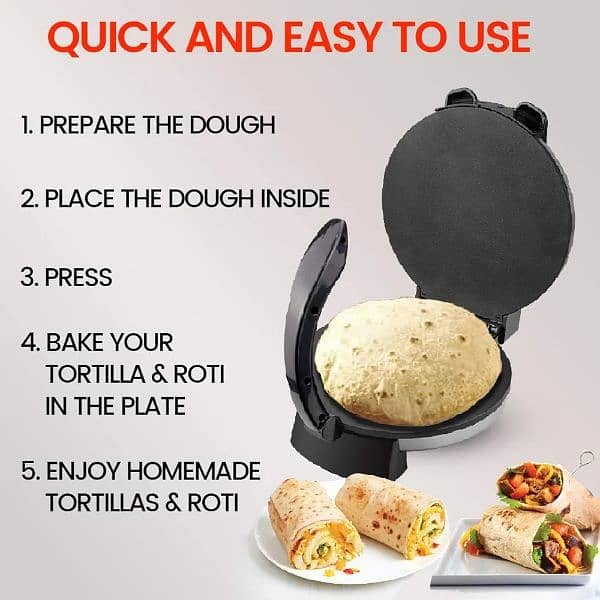 SONASHI NON-STICK ROTI MAKER 10" 7