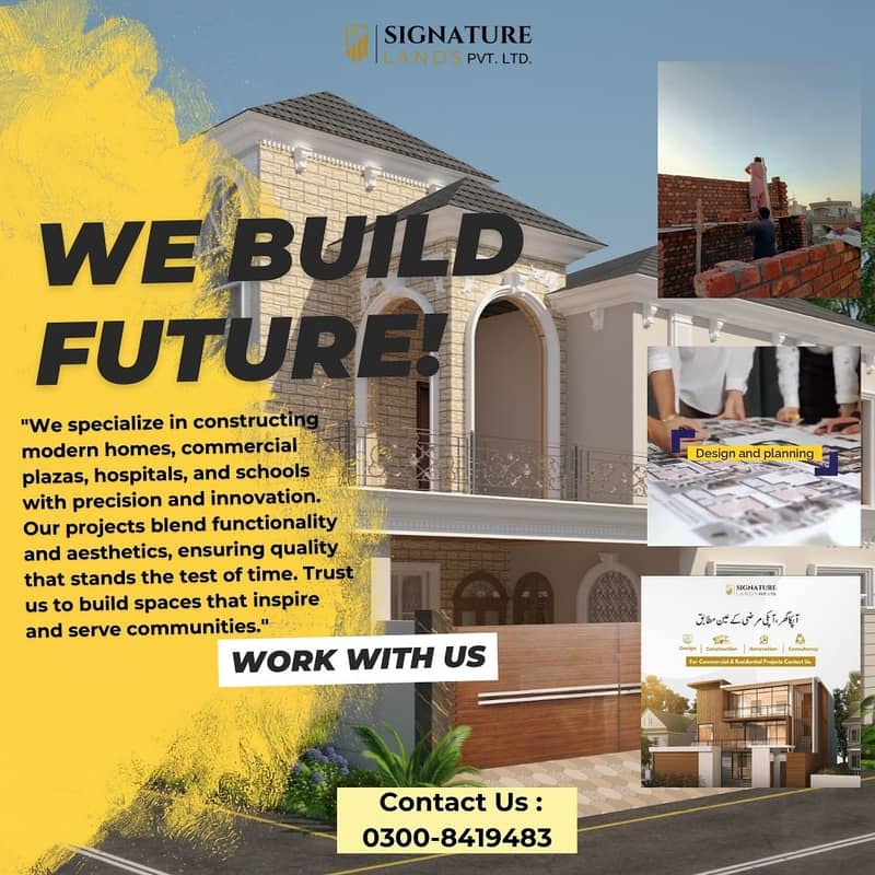 Home Construction, Residential Constructon,Construction service lahore 1