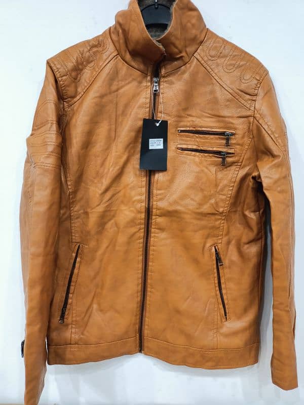 Rexine leather jacket for sale 0