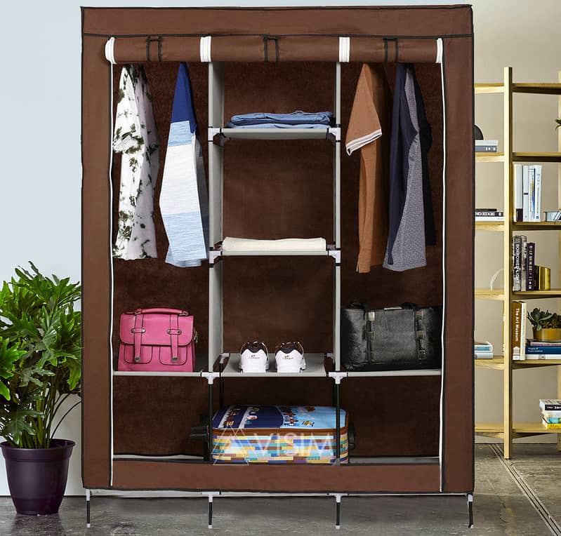 3 Layer Storage Wardrobe Model 88130 Shelf Rack Fancy And Foldable 0