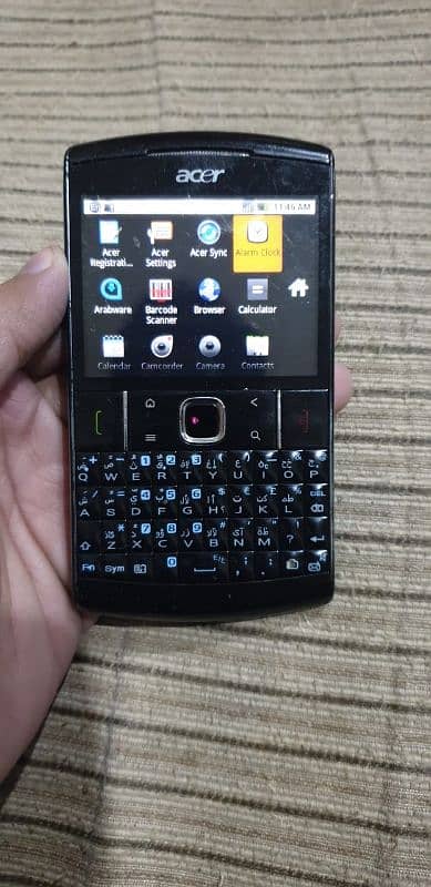 Acer E210 Android touch & type for whatsapp 03two44ten555zero 2