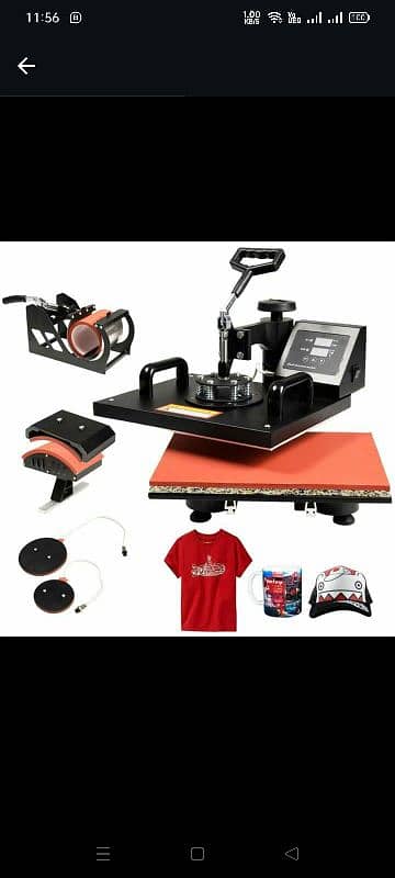 Heat press machine Full set new condition 10x10 0