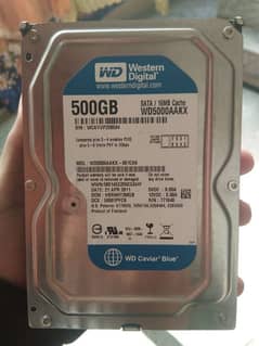 Western digital Hard drive 500Gb