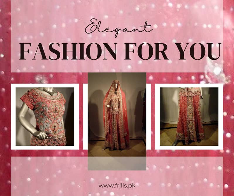 Lehnga dress | Walima Dress | Mehndi Dress | Formal Dress 1