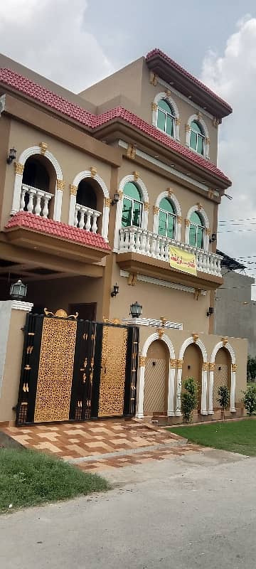 4.5 Marla Spanish Corner New Brand Double Story House For Sale. 0