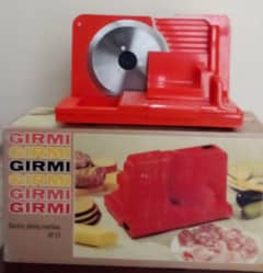 Girmi Meat Slicer. Made in Italy. (New) Price : 11500