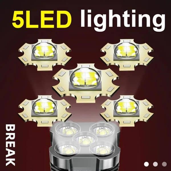 5 LED COB FLASHLIGHT 3