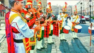 Fauji pipe band baja Lahore service