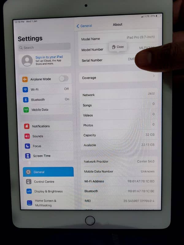 Ipad pro 9.7  32gb 1