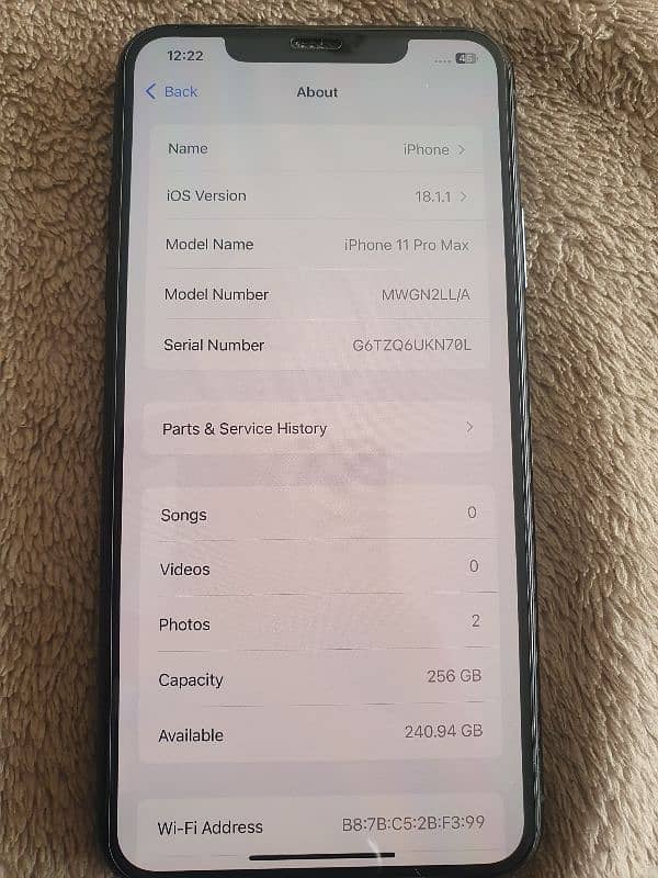 iphone 11 pro max 256gb 0