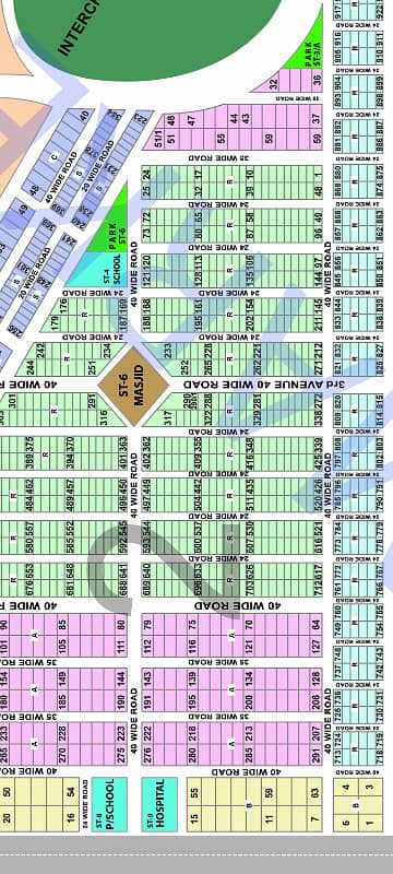 Corner 135 Square Yards Plot Near Main Road Saadi Garden Vip Block 2 0