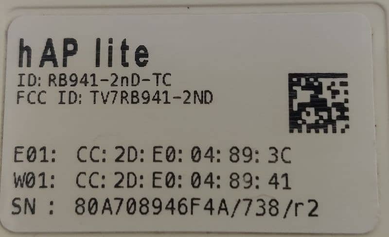 Mikrotik hAP and hex 1