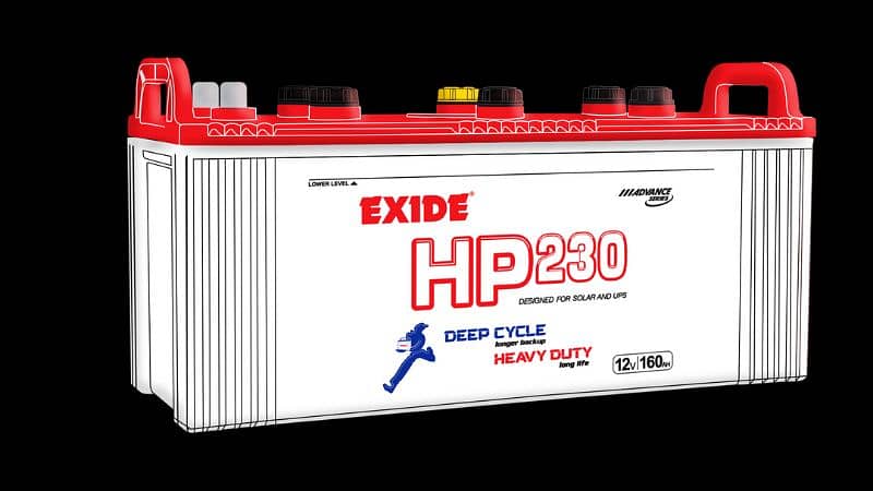 Exide HP 230 Deep Cycle (2 Batteries) 0