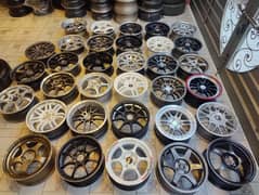 15 inch Slightly Used Alloy Wheels (Imported)