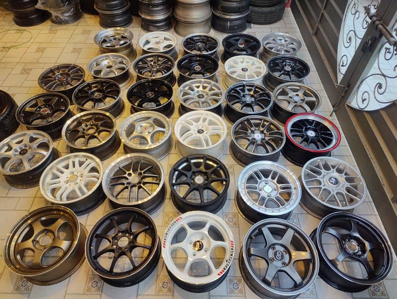 15 inch Slightly Used Alloy Wheels (Imported) 0