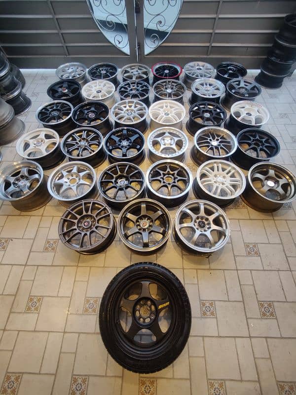 15 inch Slightly Used Alloy Wheels (Imported) 2