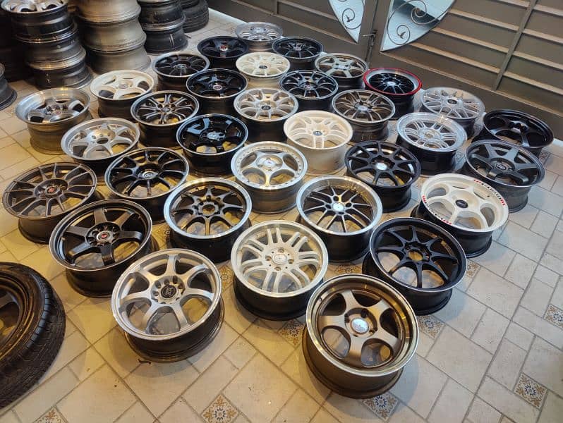 15 inch Slightly Used Alloy Wheels (Imported) 4