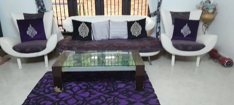 sofa set 3+2 with table and rug 2