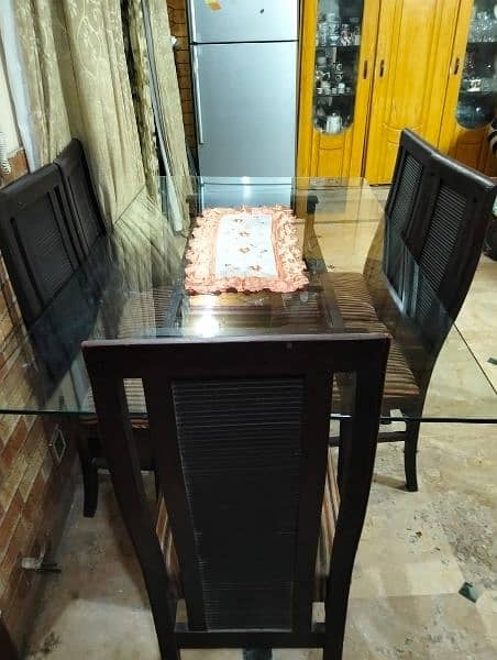 wooden dining table 1