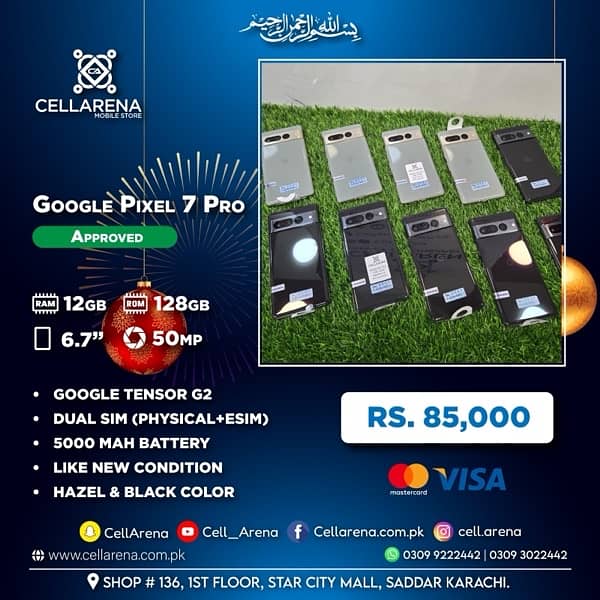 Cellarena Google Pixel 7 Pro Approved 0