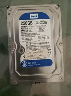 WD Blue 250GB PC Desktop Hard Drive SATA 6 Gb/s