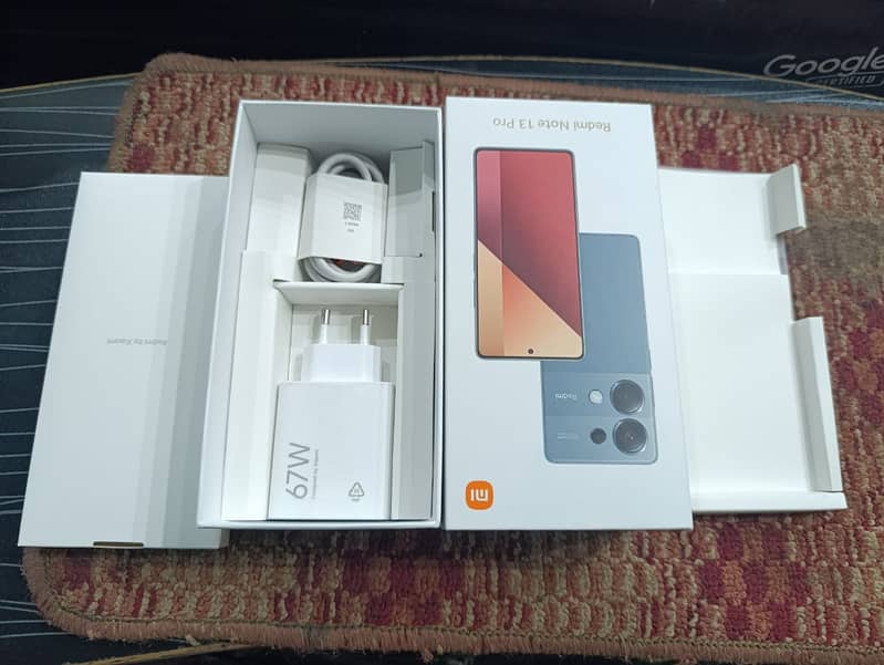 Xiaomi Redmi Note 13 Pro (8GB, 256GB, Midnigh only box open 8