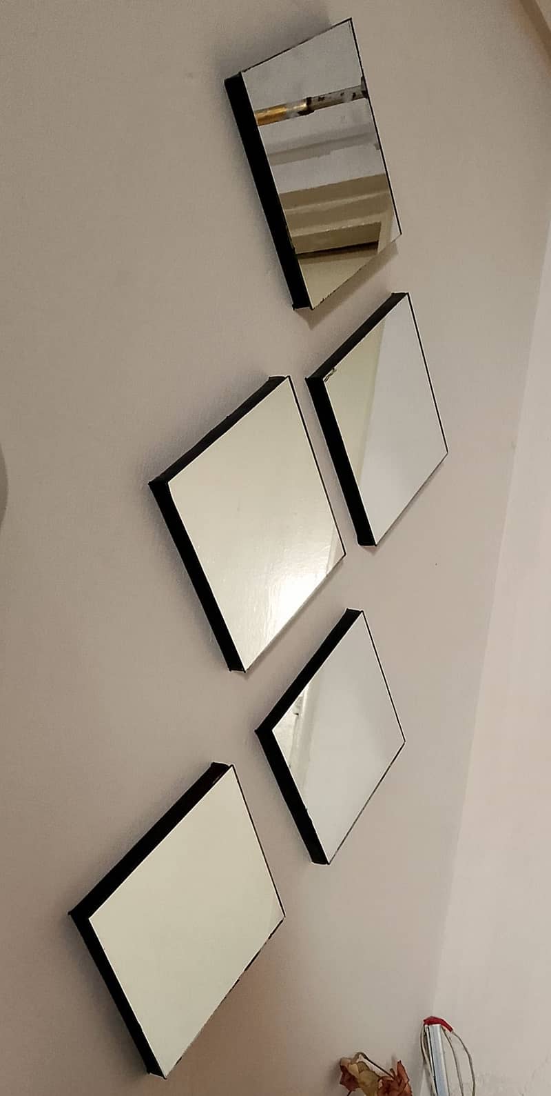 Set of 5 . . . . Elegant mirror  (8 x8 ) 3