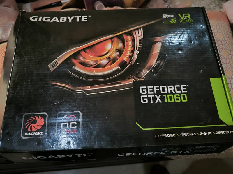 Gigabyte GeForce GTX 1060 WINDFORCE OC 6GB with box 0