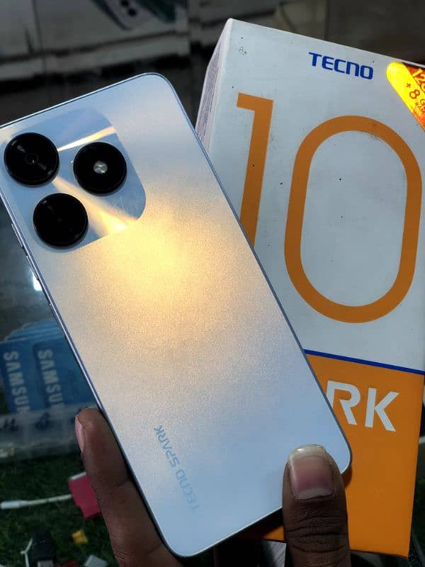 Tecno spark 10 with box available 1