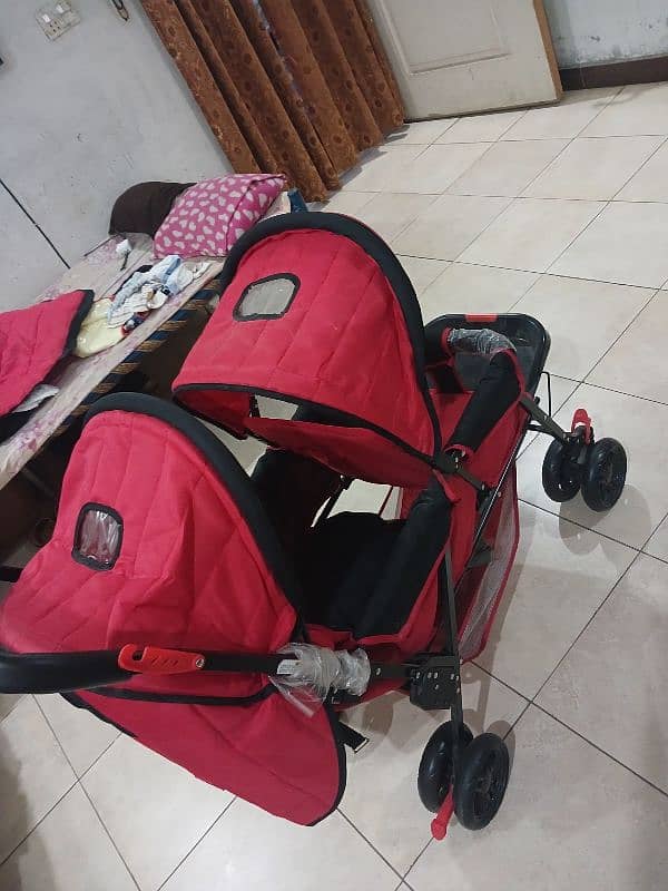 baby pram double 3