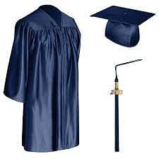 Best Quality Graduation Gown, Cap, Tassel Set for Bachelors/Children 3