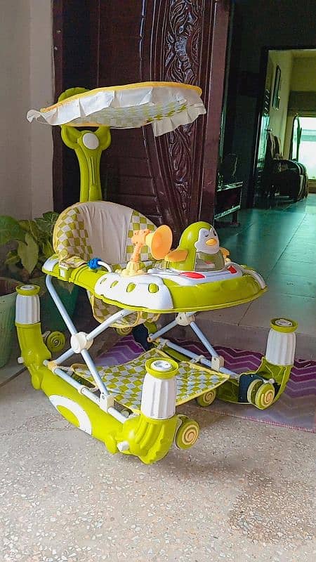 2 in 1 baby walker and rocking chair 2