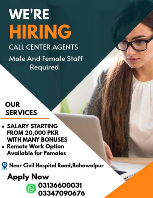 Call Center Jobs | Jobs in Bahawalpur | Job Available 0