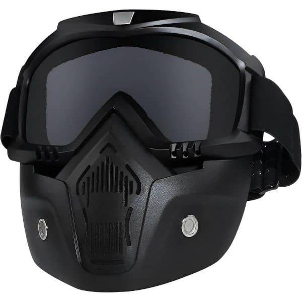 bike face mask with glasses 2