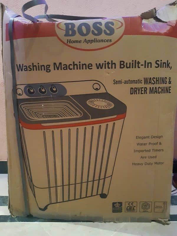 BOSS, Twin Tub Washing Machine KE-9500-BS (White) 4