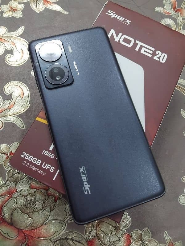 sparx note 20 8gb 256gb 0